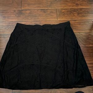 Briggs New York Black Lace Skirt Casual Feminine Modern Club Contemporary
